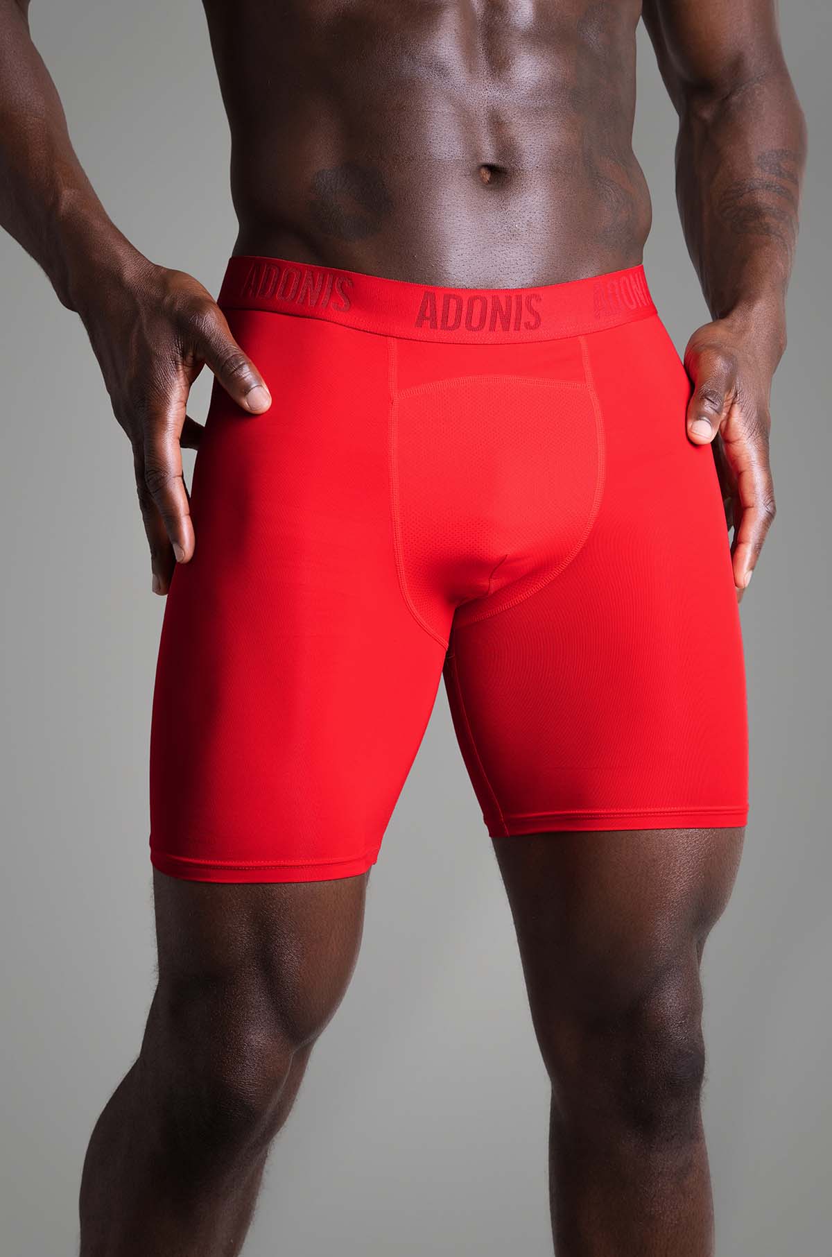 Adonis Fit Legacy Red Long Boxer Brief