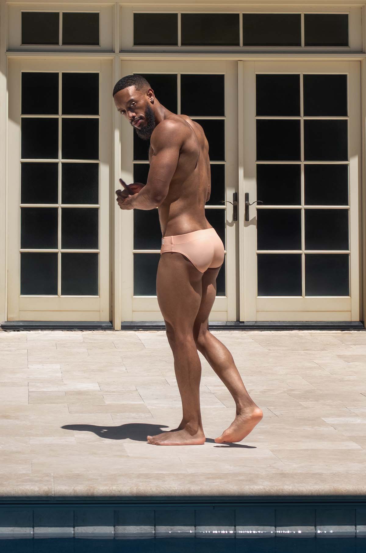 Peach Cream Swim Brief