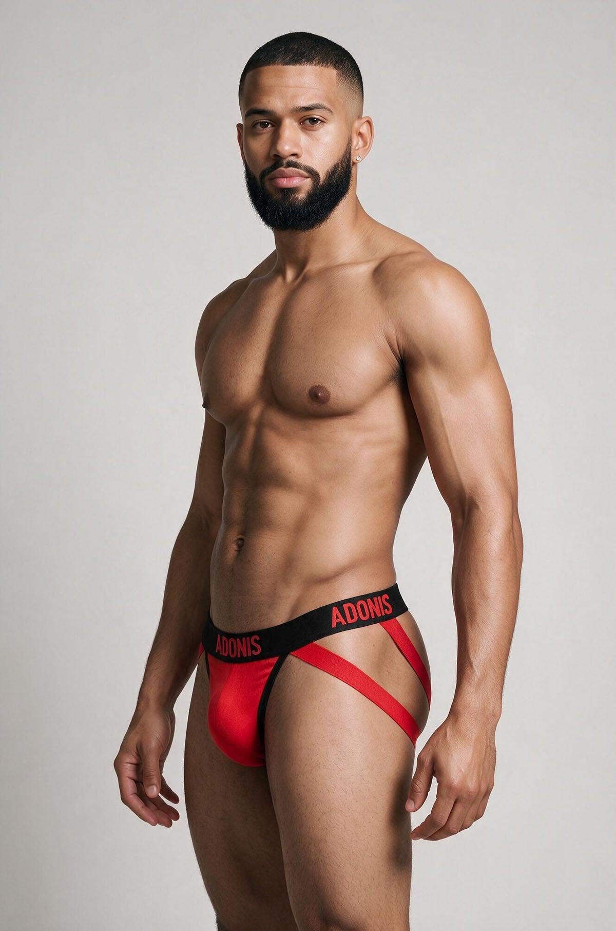 Jock/Tanga rojo de doble tira