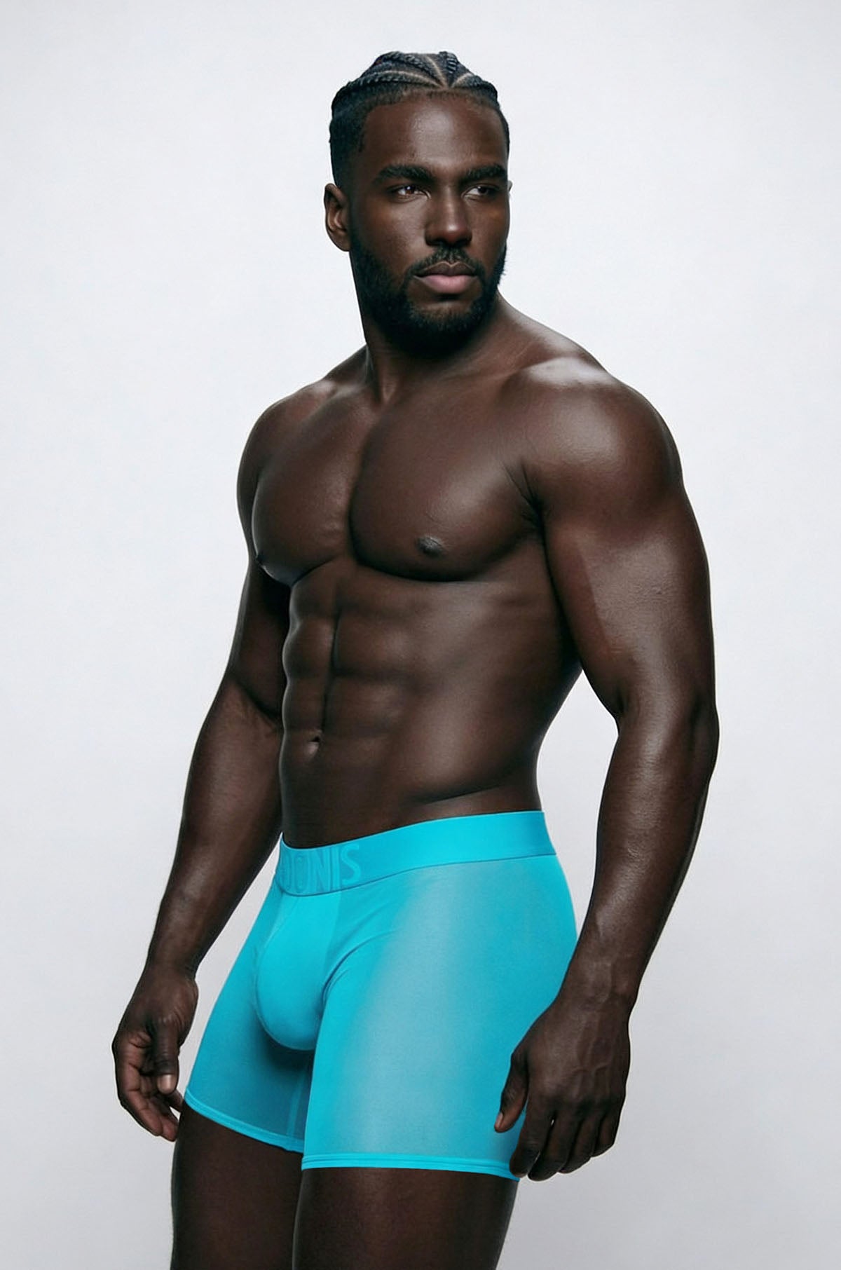 Lagoon Blue Sheer Boxer Brief