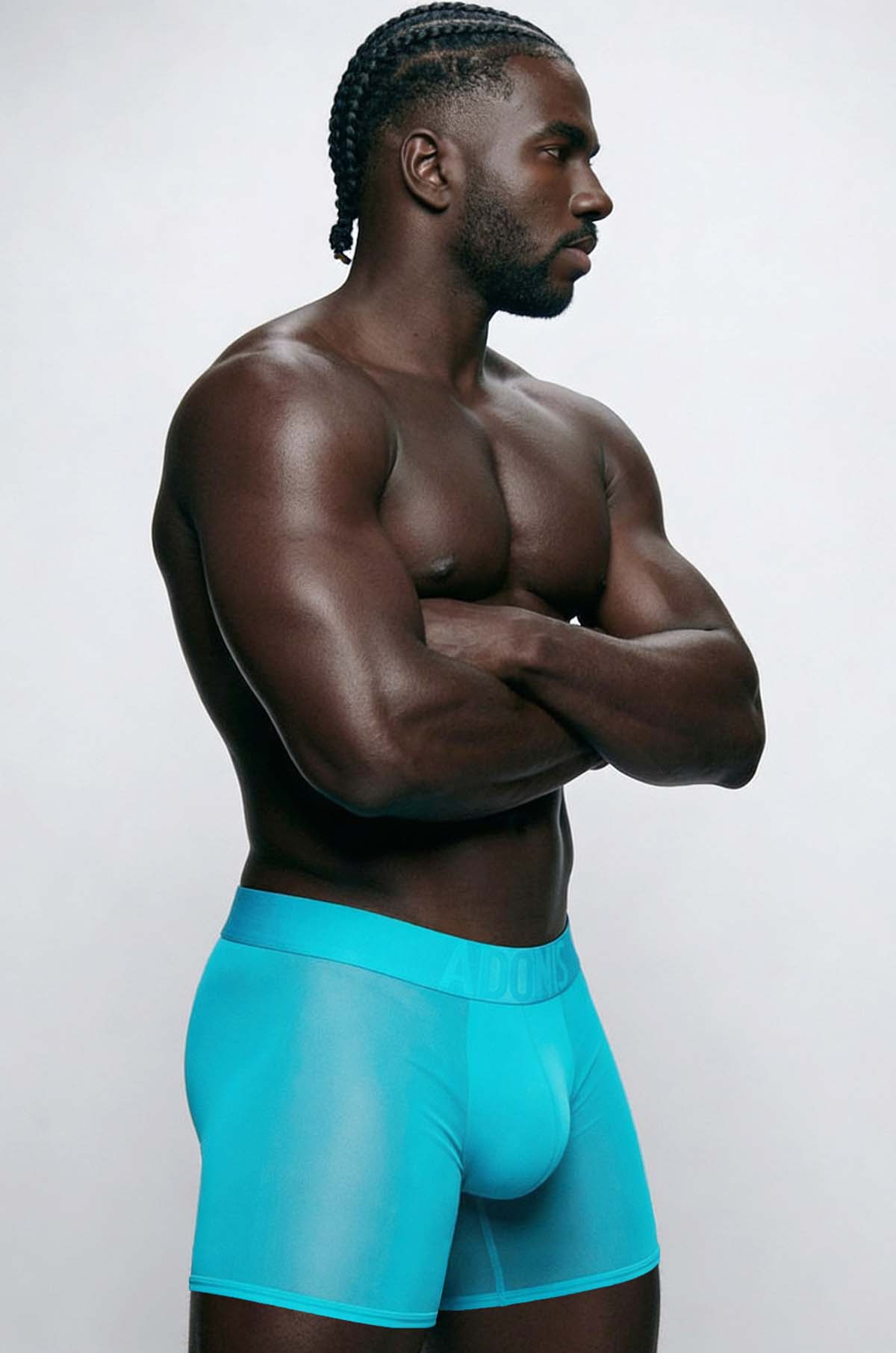 Lagoon Blue Sheer Boxer Brief