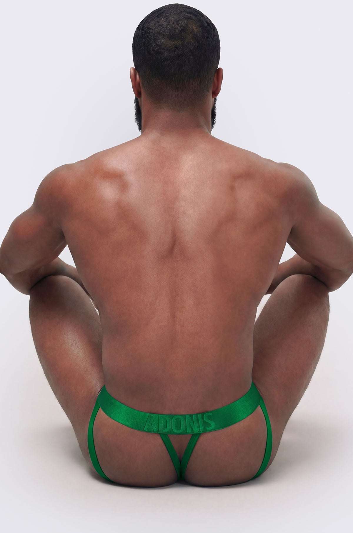 Icon Green After Hours Jock - Y-back jockstrap-thong, back view