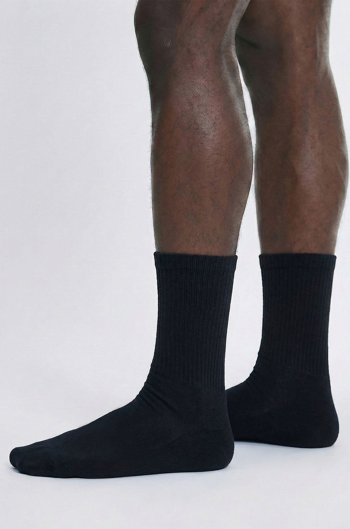 Black Caviar Crew Sock